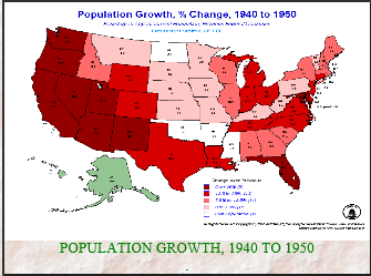 April 1, 1950 - For the first time, the 1950 census counts a population in the United States over 150 million people.